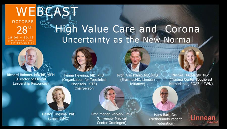 Bericht Webcast 'High Value Care and Corona - Uncertainty as the New Normal' bekijken